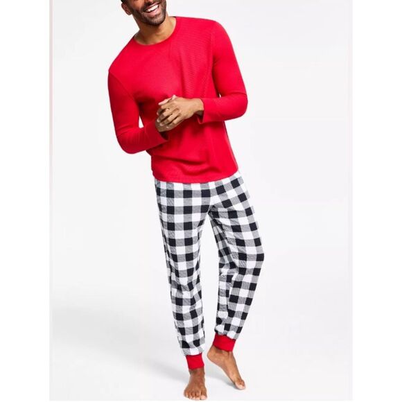 Macy’s Family PJs NWT size S Men's plaid flannel Pajama Set - perfect gift - Picture 1 of 6